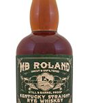 M B Roland Rye Whiskey