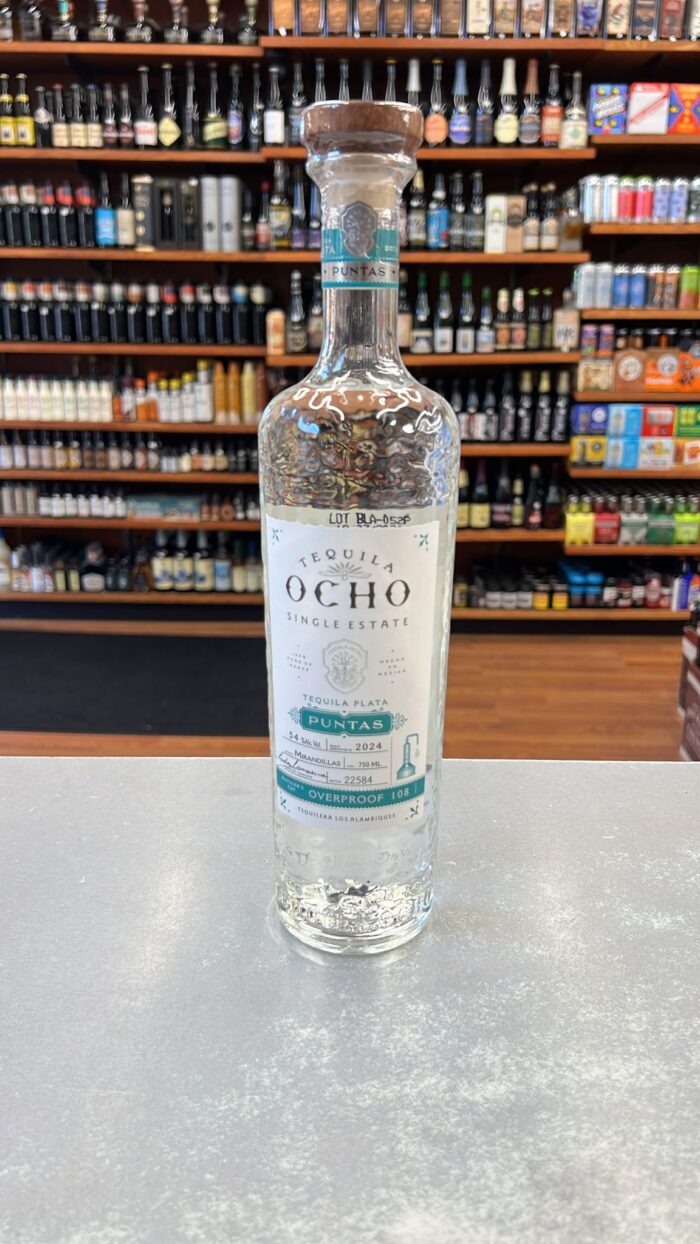 Tequila Ocho Plata 108 Proof Puntas Tequila 750mL - Image 1