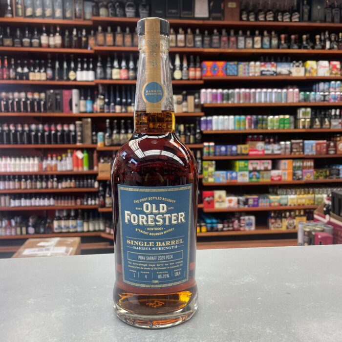 Old Forester Single Barrel Barrel Strength By Prav Saraff 2024 Pick 130.4  Proof - Image 1