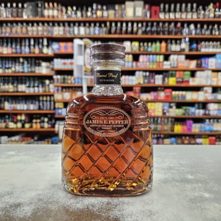 James E Pepper Bourbon Barrel Proof Decanter
