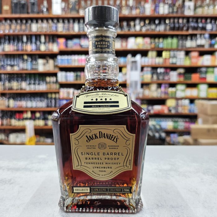 Jack Daniels Single Barrel Barrel Proof Bourbon By Prav Saraff Barrel Number 2424015 126.8 Proof - Image 1