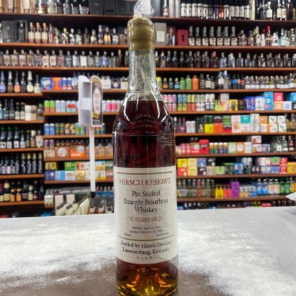 Hirsch Reserve 15 Years Old Gold Wax Bottled 1990 Mint Label *