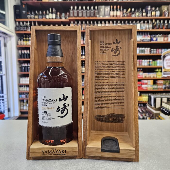 The Yamazaki 18 Years Japanese Single Malt Mizunara Oak Cask Whisky  750mL - Image 1