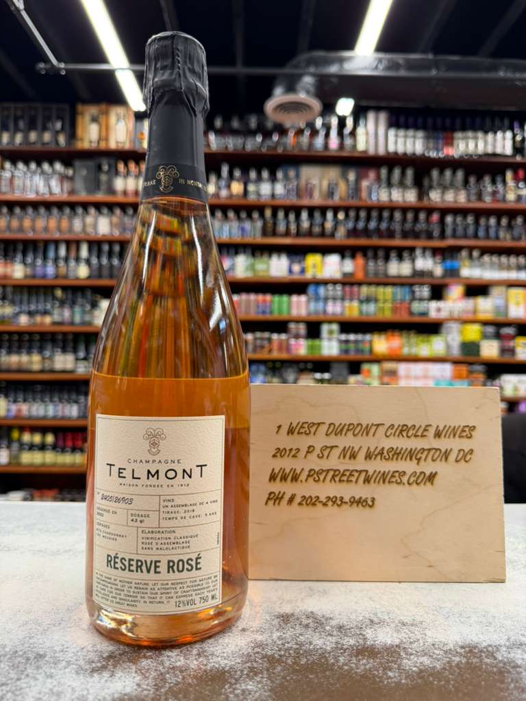 telmont reserve rose Telmont Reserve Rose Champagne 750 mL - Image 1
