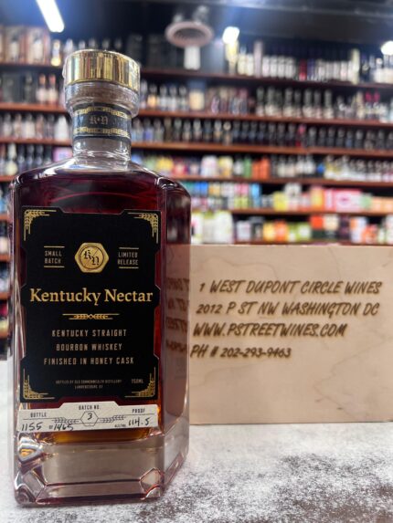 Kentucky Nectar Kentucky Straight Bourbon Whiskey Finished In Honey Cask Small Batch 3. Cask Strength 2025 Release