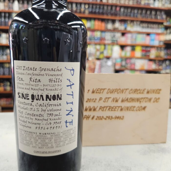 Sine Qua Non Eleven Confessions Patine Grenache 2011 - Image 2