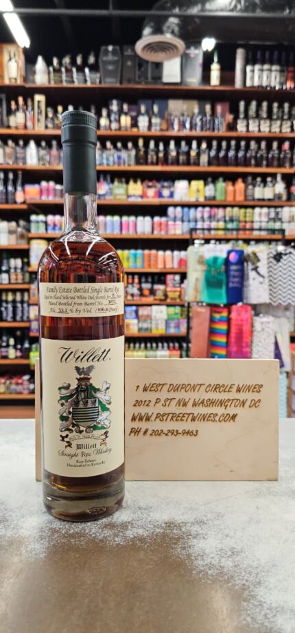Willett Rye 8 Years Old 106.4 Proof Barrel No 3072 Knock Knock