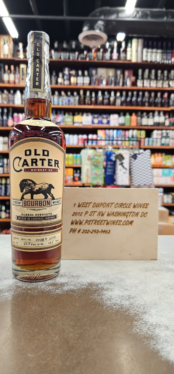 Old Carter Bourbon small Batch 4 PLDC Private Batch 125 Proof Old Carter Bourbon small Batch 4 PLDC Private Batch 125 Proof - Image 1