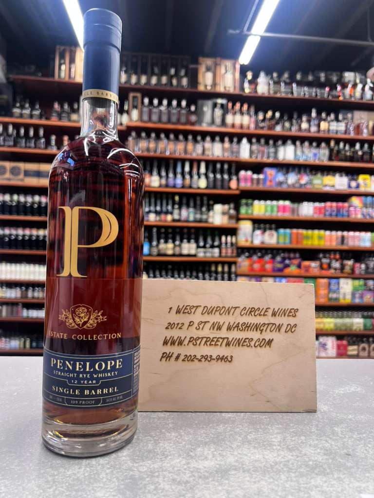 Penelope Estate Collection Single Barrel 12 Year Rye Penelope Estate Collection Single Barrel 12 Year Rye - Image 1