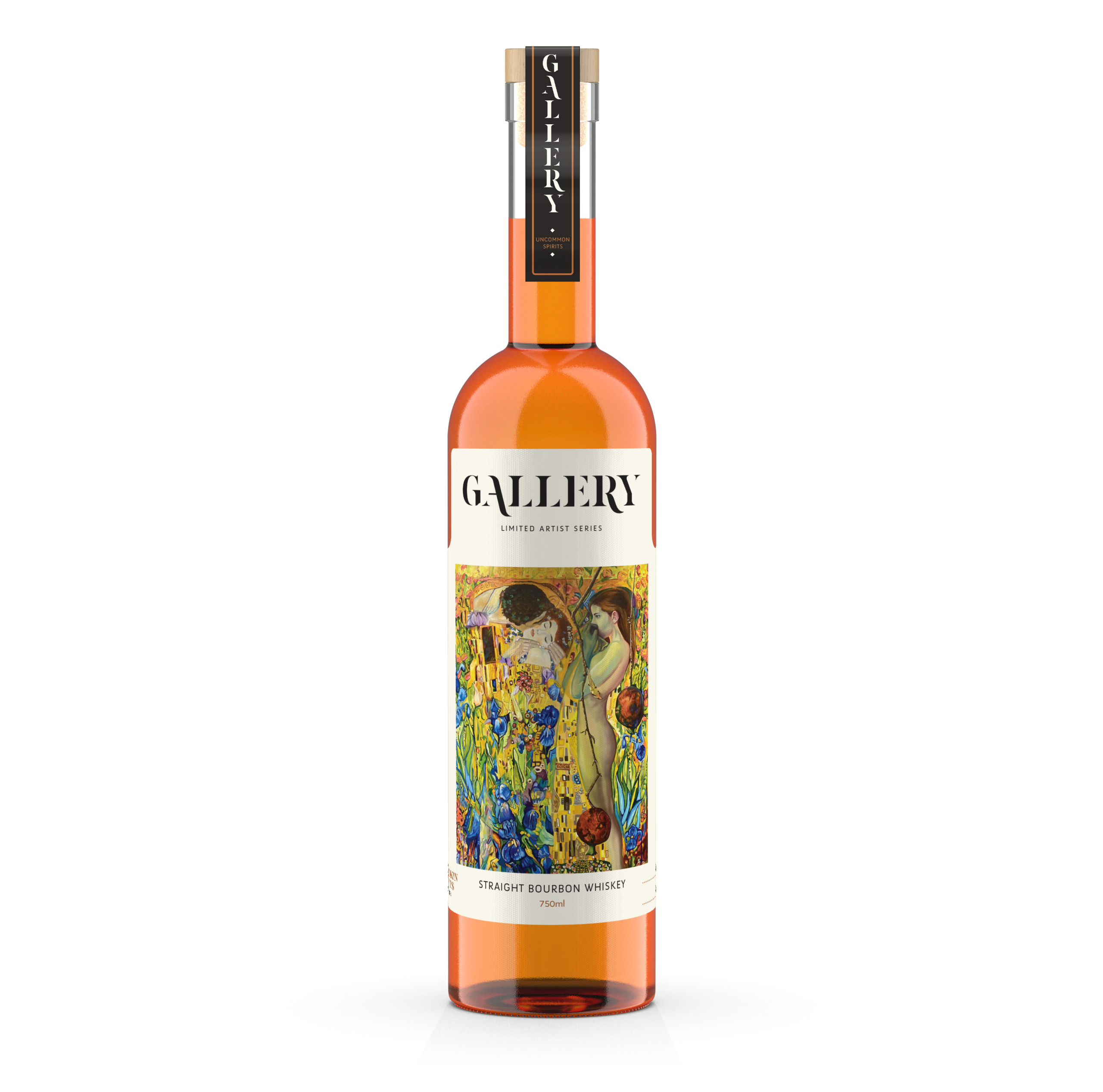 TWISTED KISS Gallery Bourbon Mockup (Transparent BG) (1) Gallery Artist Bourbon Series - 750 ml - Image 1