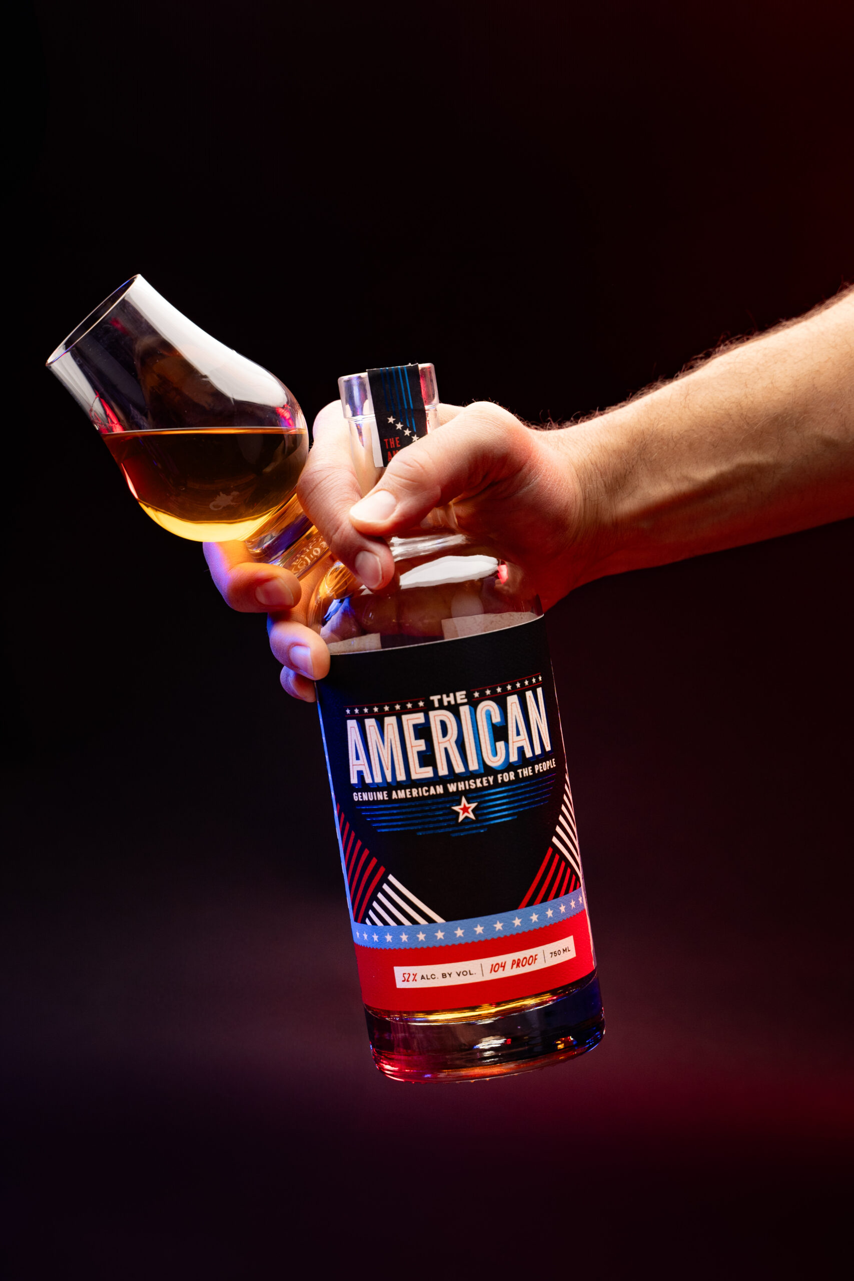 TheAmerican-5mbjpg-12 The American – Genuine American Whiskey 750 ml - Image 1
