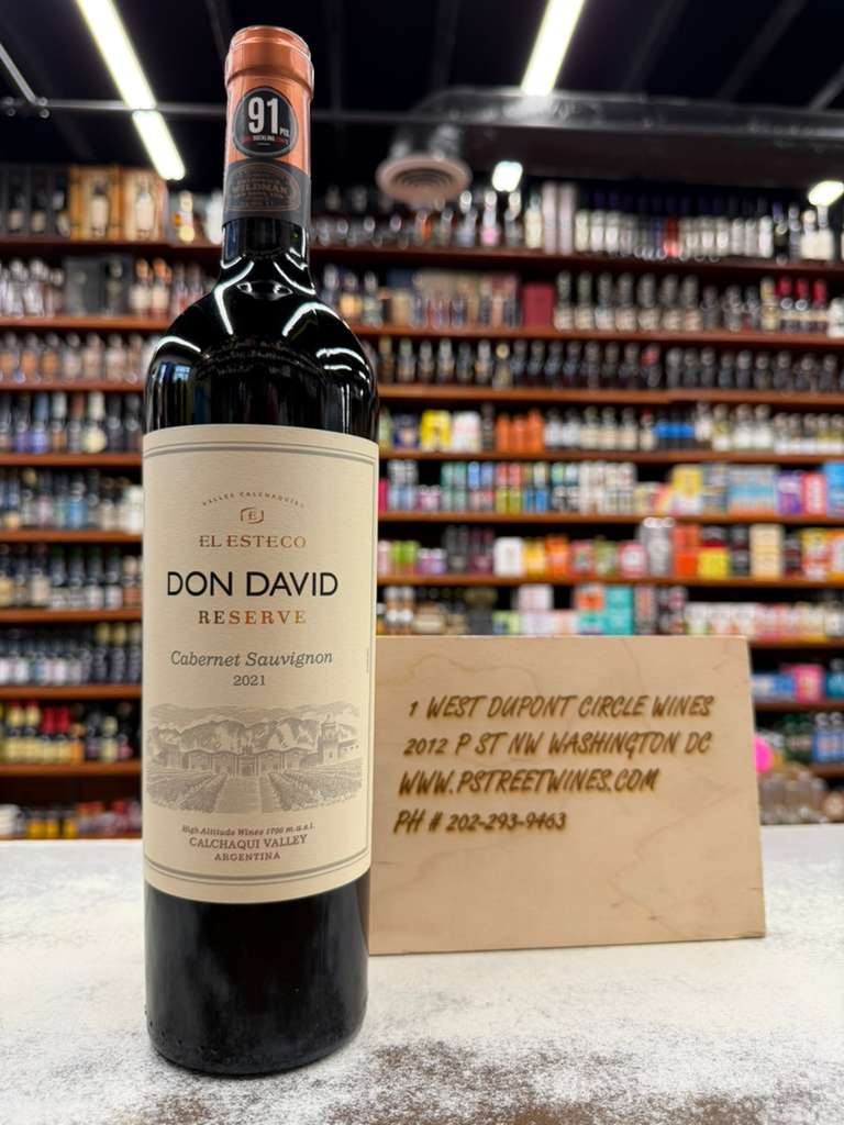 don david cab 2021 El Esteco Don David Cabernet Reserve - Image 1