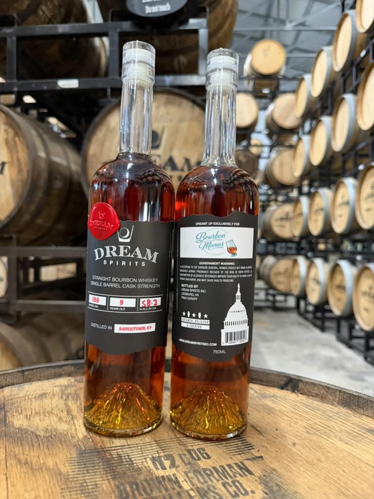 bourbon mamas Dream Spirits Bourbon 9 Years Old Barrel 188 Single 58.3 % ABV By Bourbon Mamas - Image 1