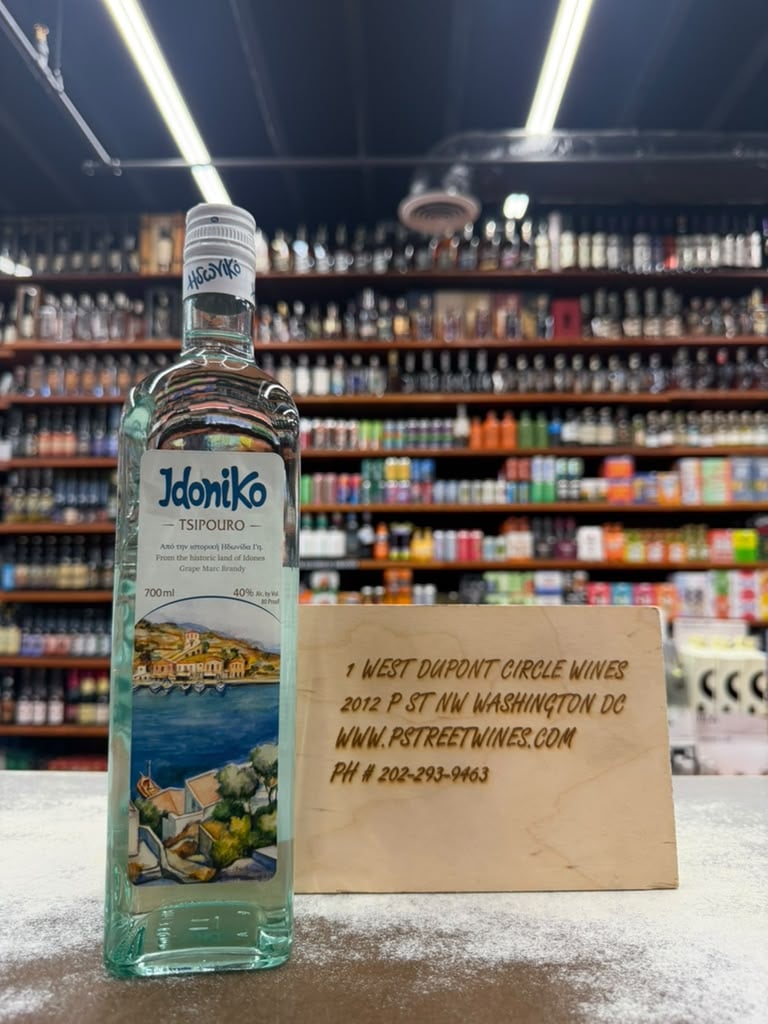 idoniko brandy Idoniko Tsipouro 700 mL - Image 1